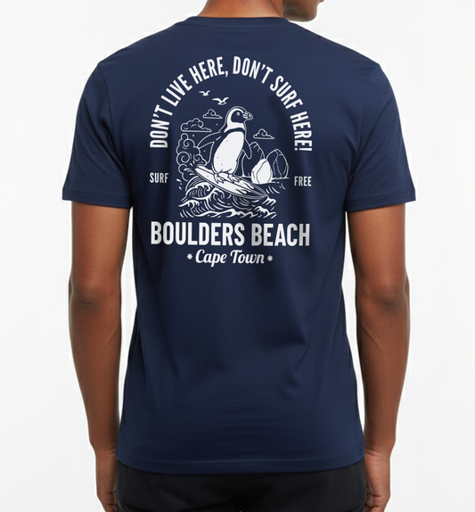 Boulders Beach "Don't Surf" -  Navy Unisex