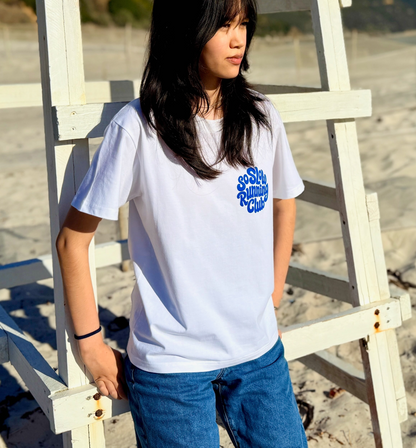 So Slow in the Mountains - White Unisex Box Fit T-Shirt