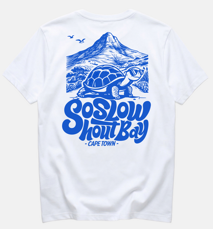 So Slow in the Mountains - White Unisex Box Fit T-Shirt