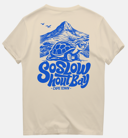 So Slow in the Mountains - Cream Unisex Box Fit T-Shirt