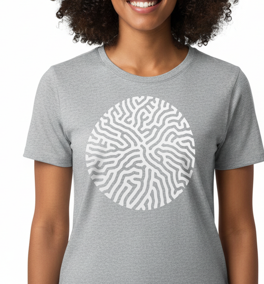 Brain Coral - Grey Melange Ladies