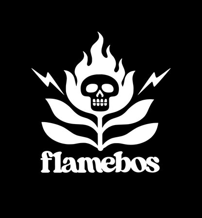 FlameBos Logo Large - Navy Ladies