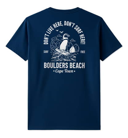 Boulders Beach "Don't Surf" -  Navy Unisex