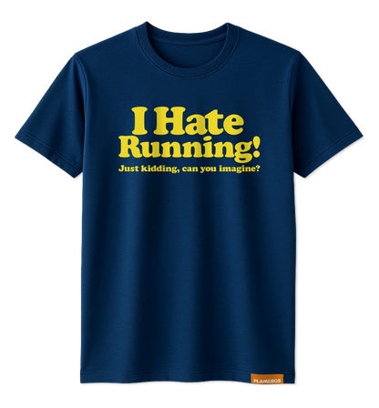 I Hate Running! - Navy Unisex