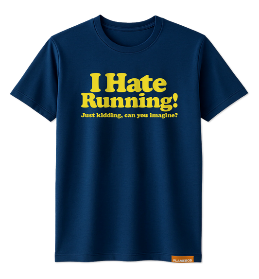 I Hate Running! - Navy Unisex